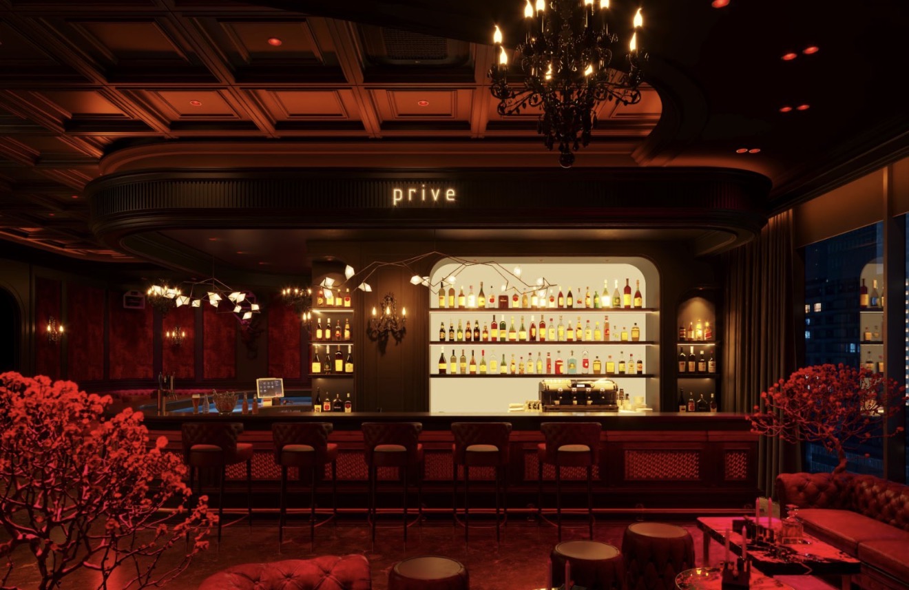 PRIVÉ illuminated bar